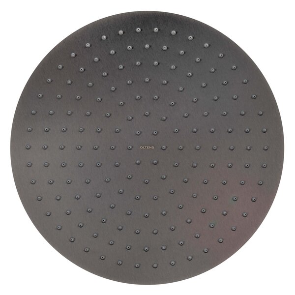Oltens Vindel cap de duș 30x30 cm rotund grafit 37006400