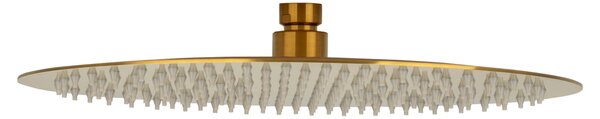 Oltens Vindel cap de duș 30x30 cm rotund auriu periat 37006810