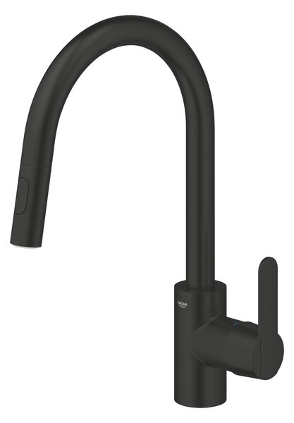 Grohe Get baterie bucătărie pe picior negru 314842431