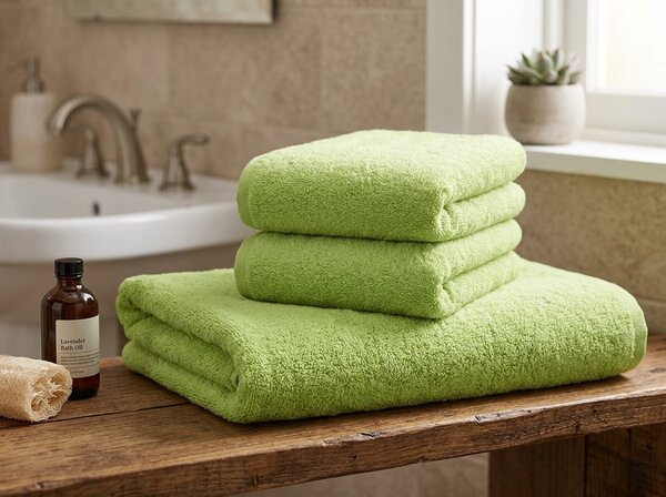 Prosop NORIELLE 50x90 cm verde, 100% bumbac