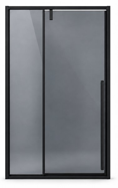 Cabina dus HYDRA 80x100 dreptunghiulara, sticla fumurie securizata 6 mm, profil negru mat