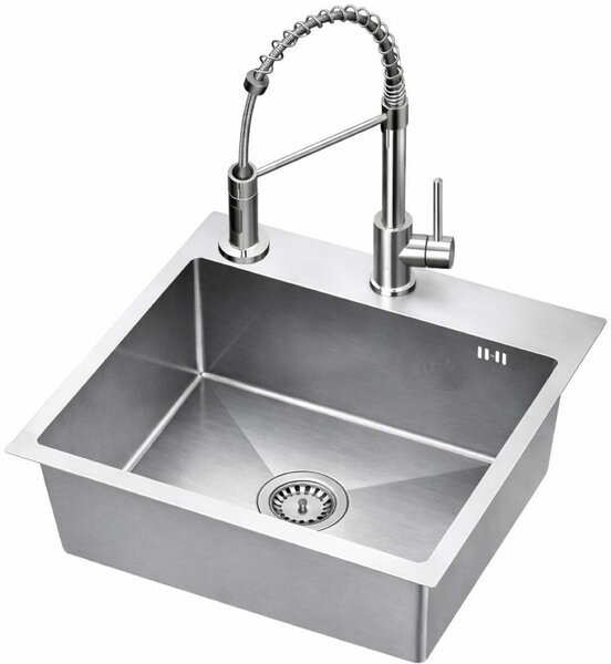 Ruvetti Cooksy Steel Chef chiuveta cu baterie oțel/oțel LPCSC5045BSSE