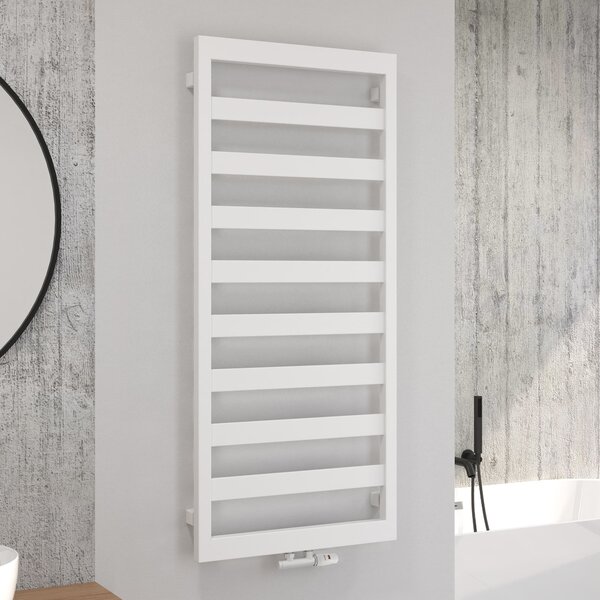 Oltens Benk calorifer de baie scară 115x50 cm alb 55005000