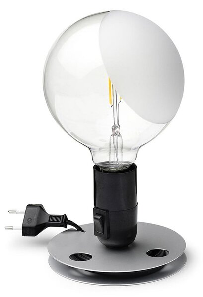 Lampă de masă FLOS, Lampadina, Negru, Camera de zi, Metal, Design