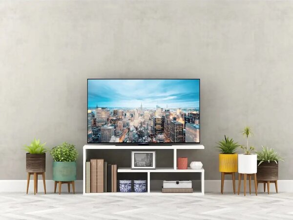 Comoda TV Parol Homs, 100 X 40 X 29 cm, alb
