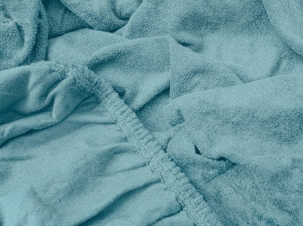 Cearsaf frote MOLTON albastru-verde 180 x 200 cm