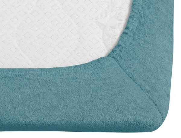 Cearsaf frote MOLTON albastru-verde 180 x 200 cm