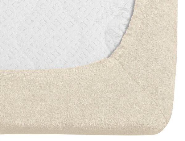 Cearsaf Frote MOLTON crem 180 x 200 cm