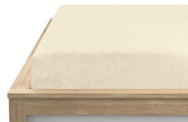 Cearsaf Frote MOLTON crem 180 x 200 cm