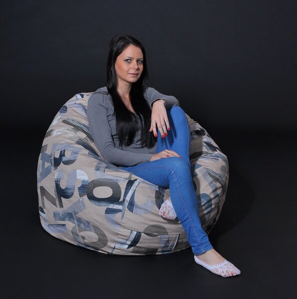 Fotoliu Matusalem, Material Textil - Army Scrabble