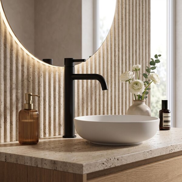 Baterie pentru baie Rea Lungo Black High
