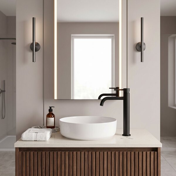 Baterie pentru baie Rea Lungo Black High