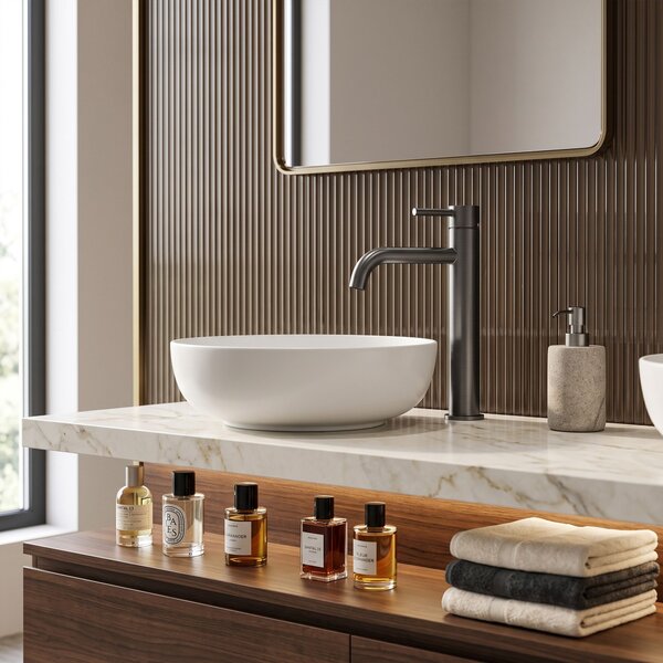 Baterie pentru lavoar Rea Lungo Titan High
