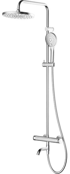 Set set de duș Oltens Vatten 36505100, pipă baterie Oltens Numa 39106100
