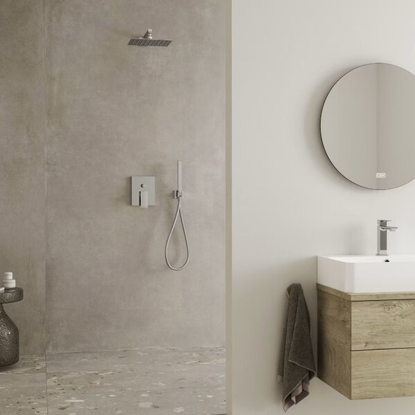 Kronenbach Quara 3.0 baterie cadă-duș ascuns crom KB100364C10