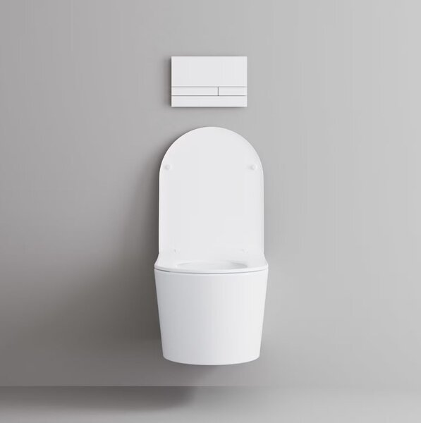 Kronenbach Tube vas wc agăţat cu spălare turbionară alb KB100080WG