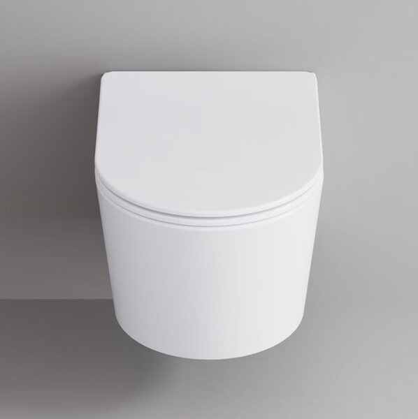 Kronenbach Tube vas wc agăţat cu spălare turbionară alb KB100080WG