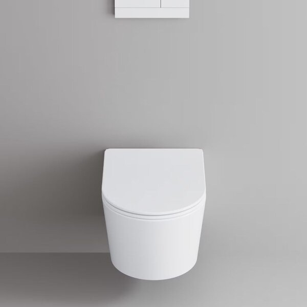 Kronenbach Tube vas wc agăţat cu spălare turbionară alb KB100080WG