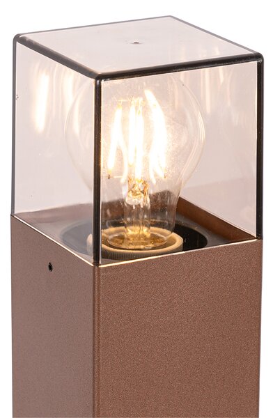 Lampă de exterior 70 cm maro ruginiu cu țăruș de pământ și glandă pentru cablu - Denmark