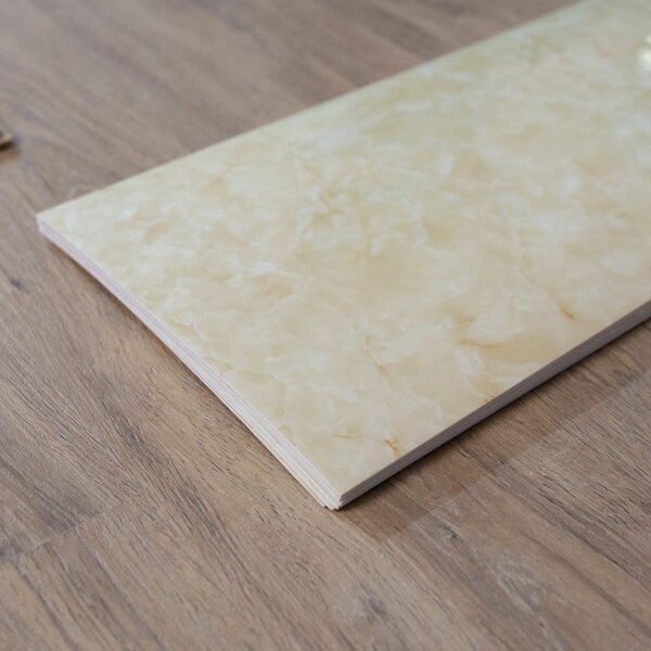 Set de panouri auto-adezive pentru perete 6 buc. 60x30 cm Cream Onyx – SP TREND
