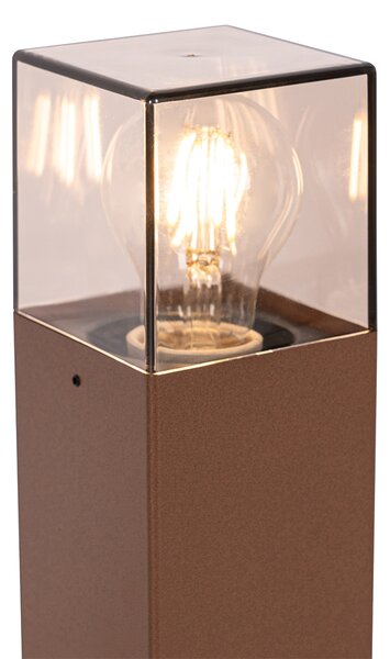 Lampă de exterior 30 cm maro ruginiu cu țăruș de pământ și glandă de cablu - Denmark