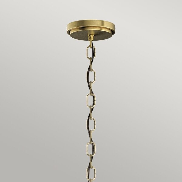 Quintiesse QN-ROUX3-NBR - Candelabru ROUX pe lanț, 3xE27/60W/230V, auriu