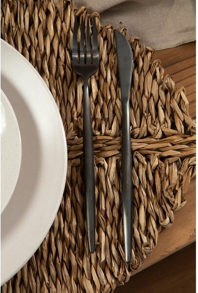 Tacâmuri negru din oțel inoxidabil 16 buc. Modern retro – Premier Housewares