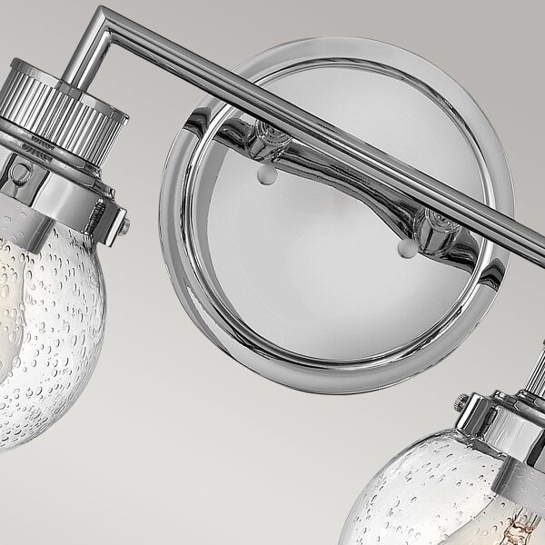 Quintiesse QN-POPPY2-PC-BATH Aplică de perete pentru baie POPPY 2xE27/60W/230V IP44 crom lucios