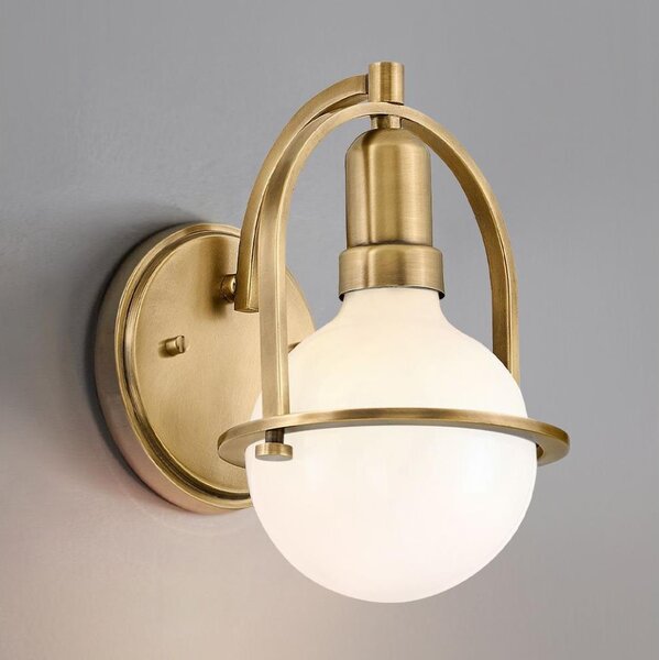Quintiesse QN-SOMERSET1-HB - Lampă de perete SOMERSET, 1xE27/60W/230V, aurie