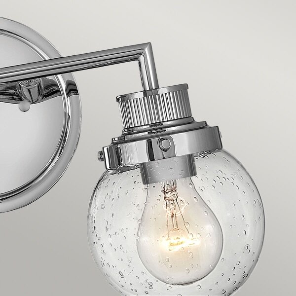 Quintiesse QN-POPPY2-PC-BATH Aplică de perete pentru baie POPPY 2xE27/60W/230V IP44 crom lucios
