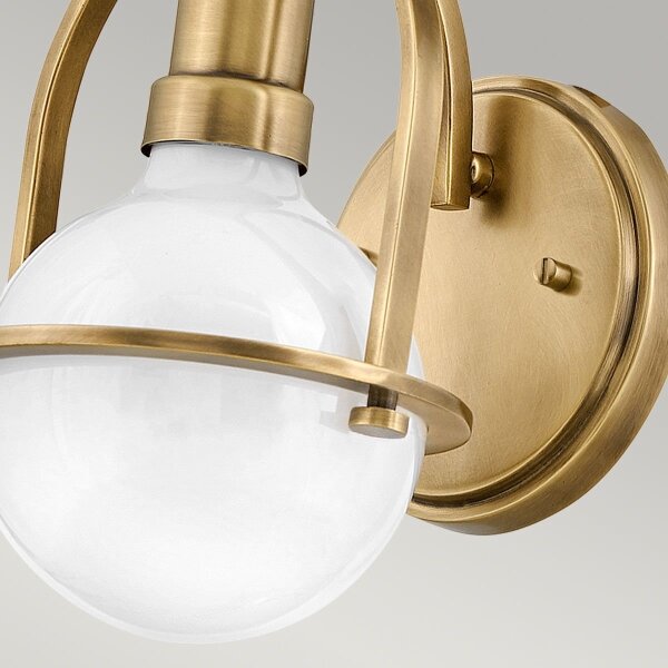 Quintiesse QN-SOMERSET1-HB - Lampă de perete SOMERSET, 1xE27/60W/230V, aurie