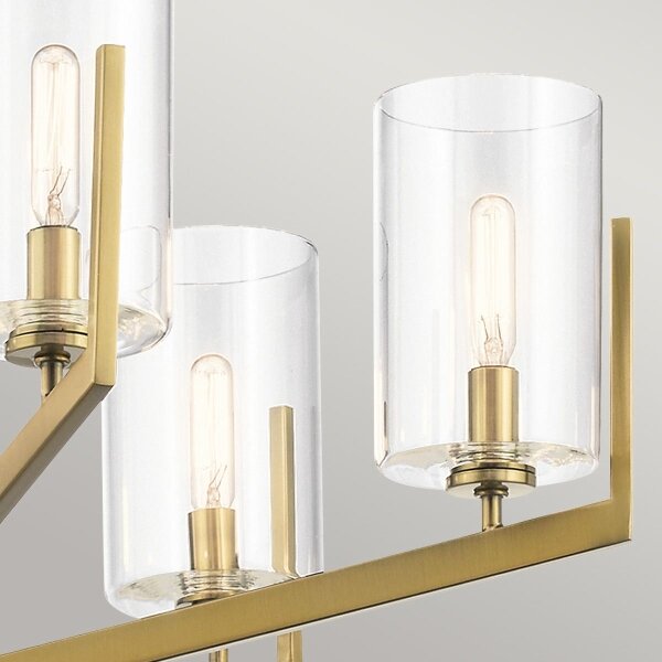 Quintiesse QN-NYE6-BNB - Lustru pe tijă NYE 6xE14/40W/230V auriu