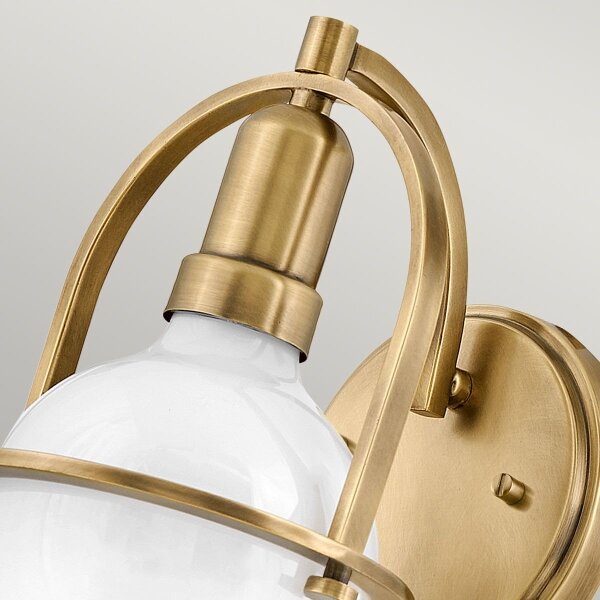Quintiesse QN-SOMERSET1-HB - Lampă de perete SOMERSET, 1xE27/60W/230V, aurie