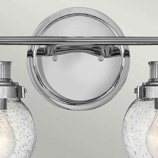 Quintiesse QN-POPPY2-PC-BATH Aplică de perete pentru baie POPPY 2xE27/60W/230V IP44 crom lucios