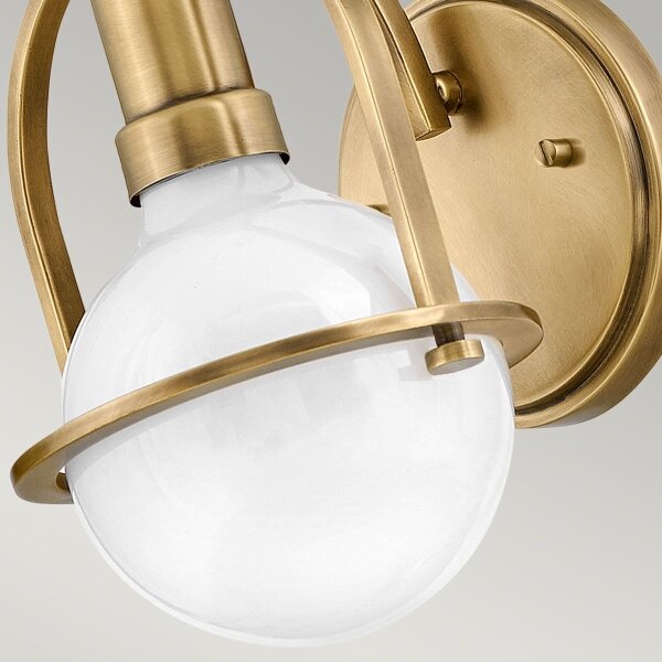 Quintiesse QN-SOMERSET1-HB - Lampă de perete SOMERSET, 1xE27/60W/230V, aurie
