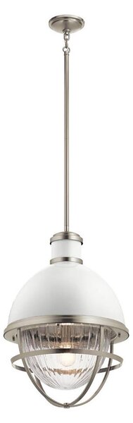 Quintiesse QN-TOLLIS-P-BN - Lampă suspendată pe tijă TOLLIS, 1xE27/40W/230V, crom mat