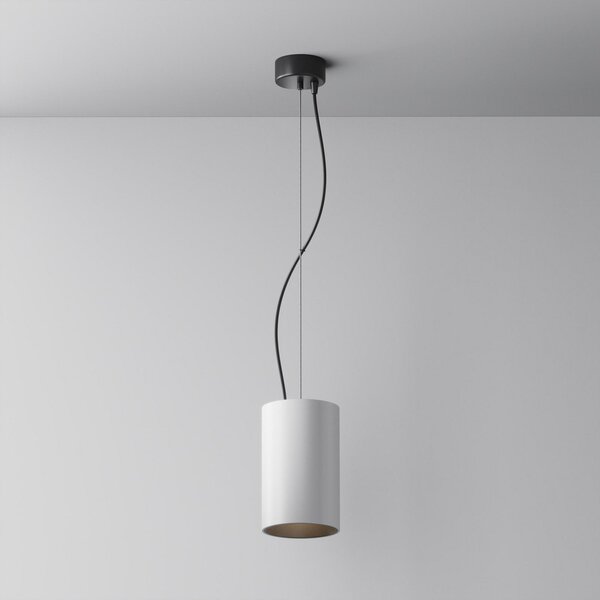 Maytoni lampă suspendată LED Efir, alb, Ø 10,5 cm, 33 W, 38°, Alb, Camera de zi / sufragerie, Aluminiu, Modern