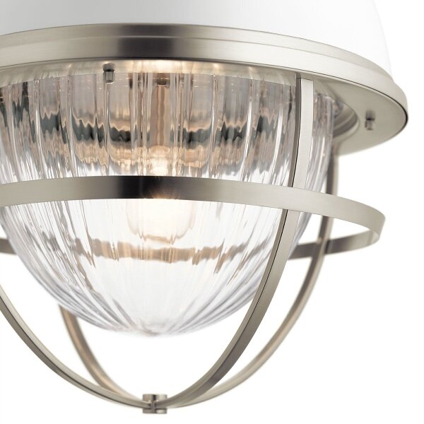 Quintiesse QN-TOLLIS-P-BN - Lampă suspendată pe tijă TOLLIS, 1xE27/40W/230V, crom mat