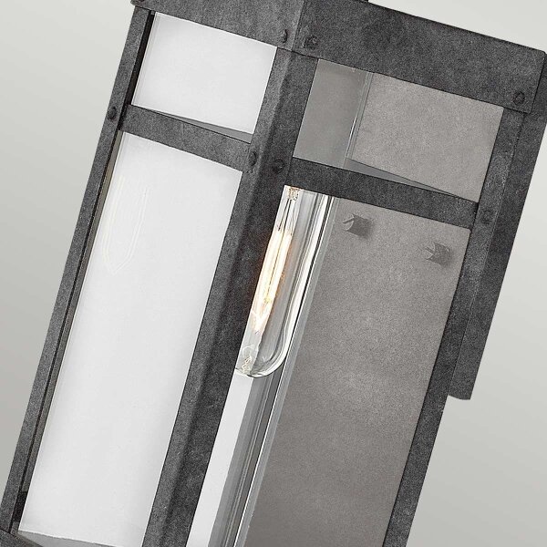 Quintiesse QN-PORTER-S-DZ - Aplică de perete pentru exterior PORTER S, 1xE27/60W/230V, IP44, negru