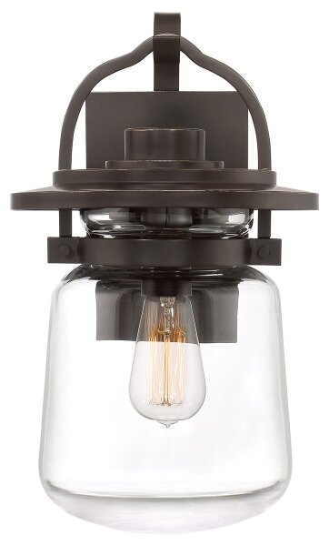 Quintiesse QN-LASALLE-M-WT Lampă de perete pentru exterior LASALLE M, soclu 1xE27, 60W max., 230V, IP44, bronz