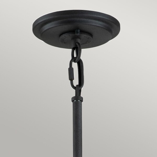 Quintiesse QN-SILAS-8P-DZ - Candelabru cu tijă SILAS 8xE27/60W/230V negru/auriu