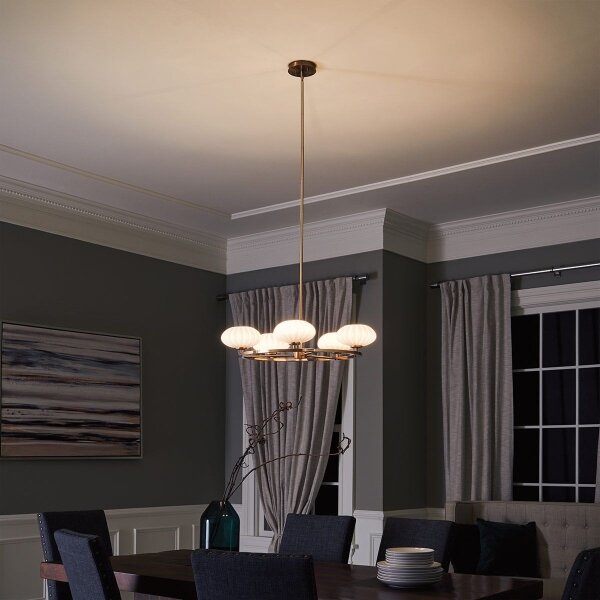 Quintiesse QN-PIM5-FXG -LED Lustru pentru baie pe tijă PIM 5xG9/3W/230V IP44 auriu