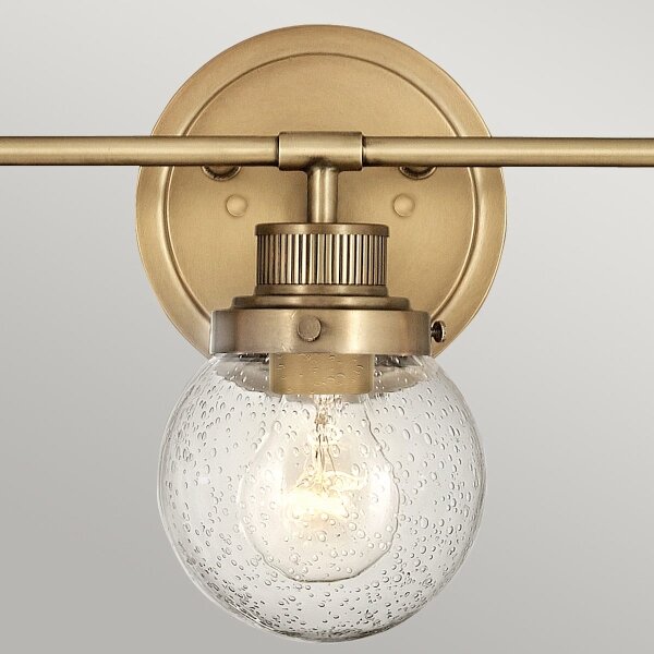Quintiesse QN-POPPY3-HB-BATH - Aplica de perete pentru baie POPPY 3xE27/60W/230V IP44 aurie