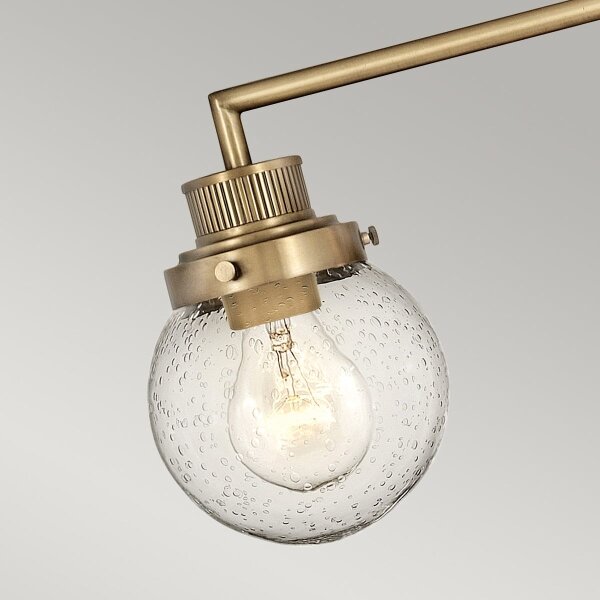 Quintiesse QN-POPPY3-HB-BATH - Aplica de perete pentru baie POPPY 3xE27/60W/230V IP44 aurie