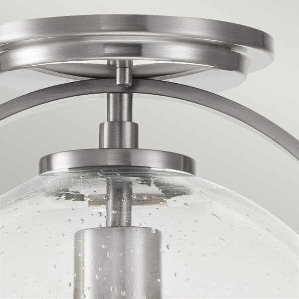 Quintiesse QN-SOMERSET-F-C-BN - Plafonieră SOMERSET 1xE27/60W/230V, crom mat