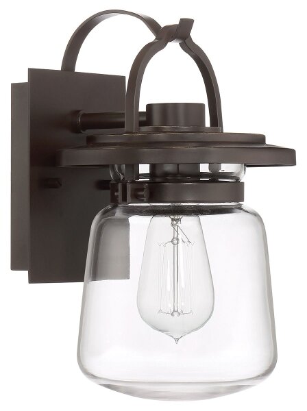 Quintiesse QN-LASALLE-S-WT Aplică de perete pentru exterior LASALLE S 1xE27/60W/230V IP44 bronz