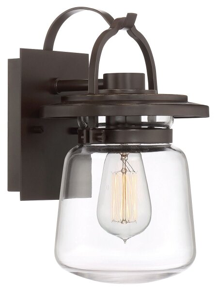 Quintiesse QN-LASALLE-S-WT Aplică de perete pentru exterior LASALLE S 1xE27/60W/230V IP44 bronz