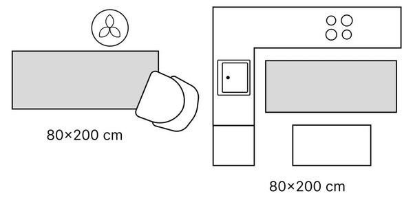 Covor tip traversă bej țesut manual din lână 80x200 cm Scala – Villeroy&Boch