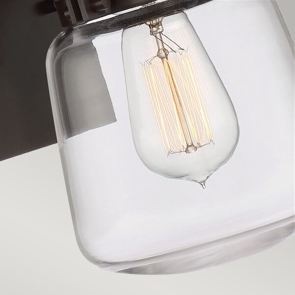 Quintiesse QN-LASALLE-S-WT Aplică de perete pentru exterior LASALLE S 1xE27/60W/230V IP44 bronz