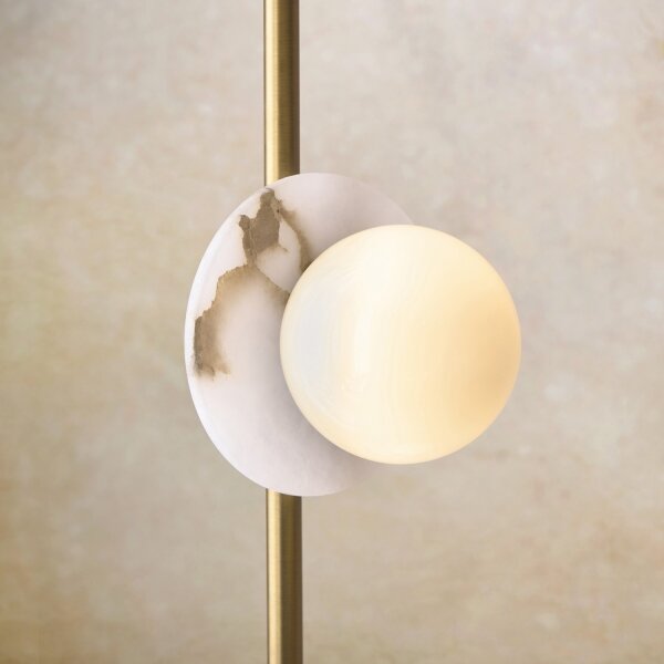 Endon 120042 - Lampadar CERCHIO 3xG9/5W/230V alamă
